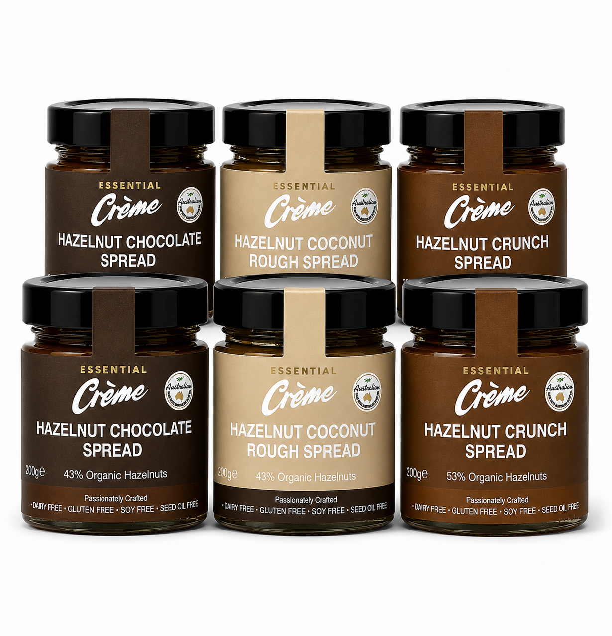 Hazelnut Trio Value Pack – 6 x 200g