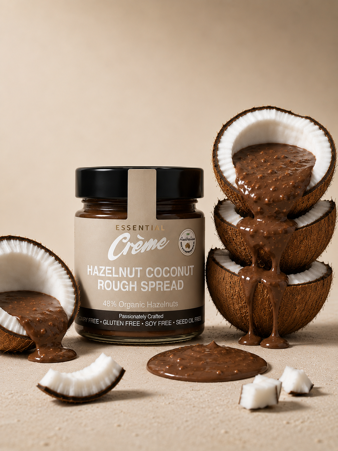 Hazelnut Coconut Rough Spread 200g