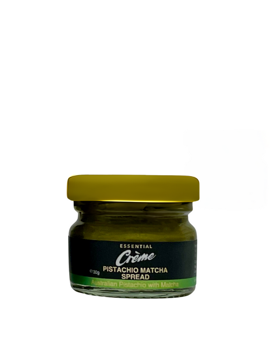 Essential Crème Pistachio Matcha Spread 30g - Premium Australian Pistachios with Japanese Matcha