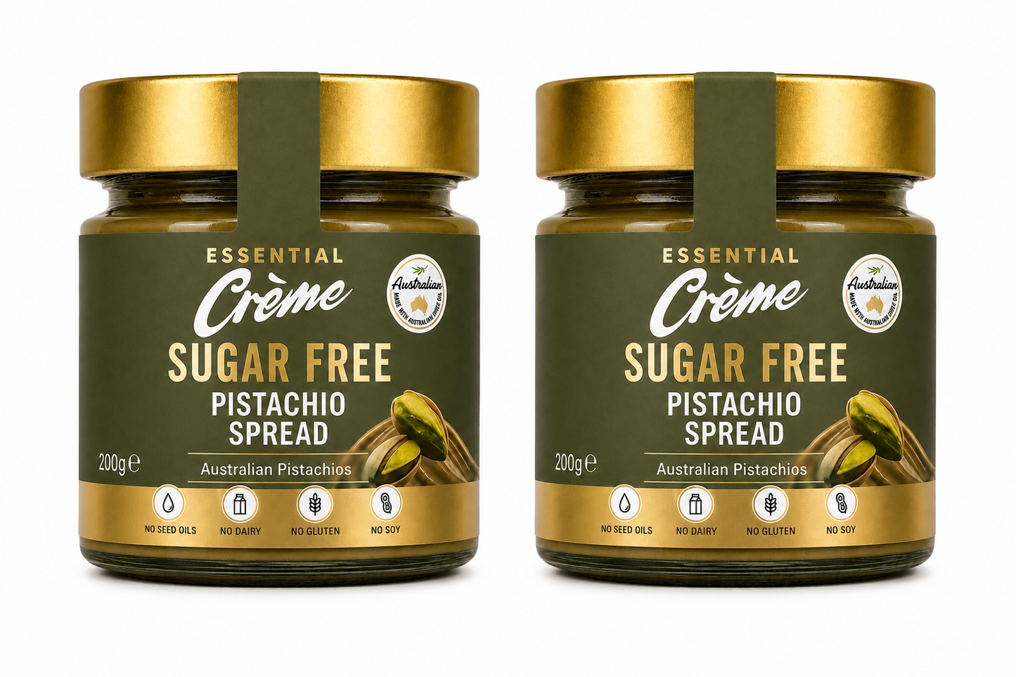 NEW! Duo Pack 2x Sugar Free Pistachio Spreads
